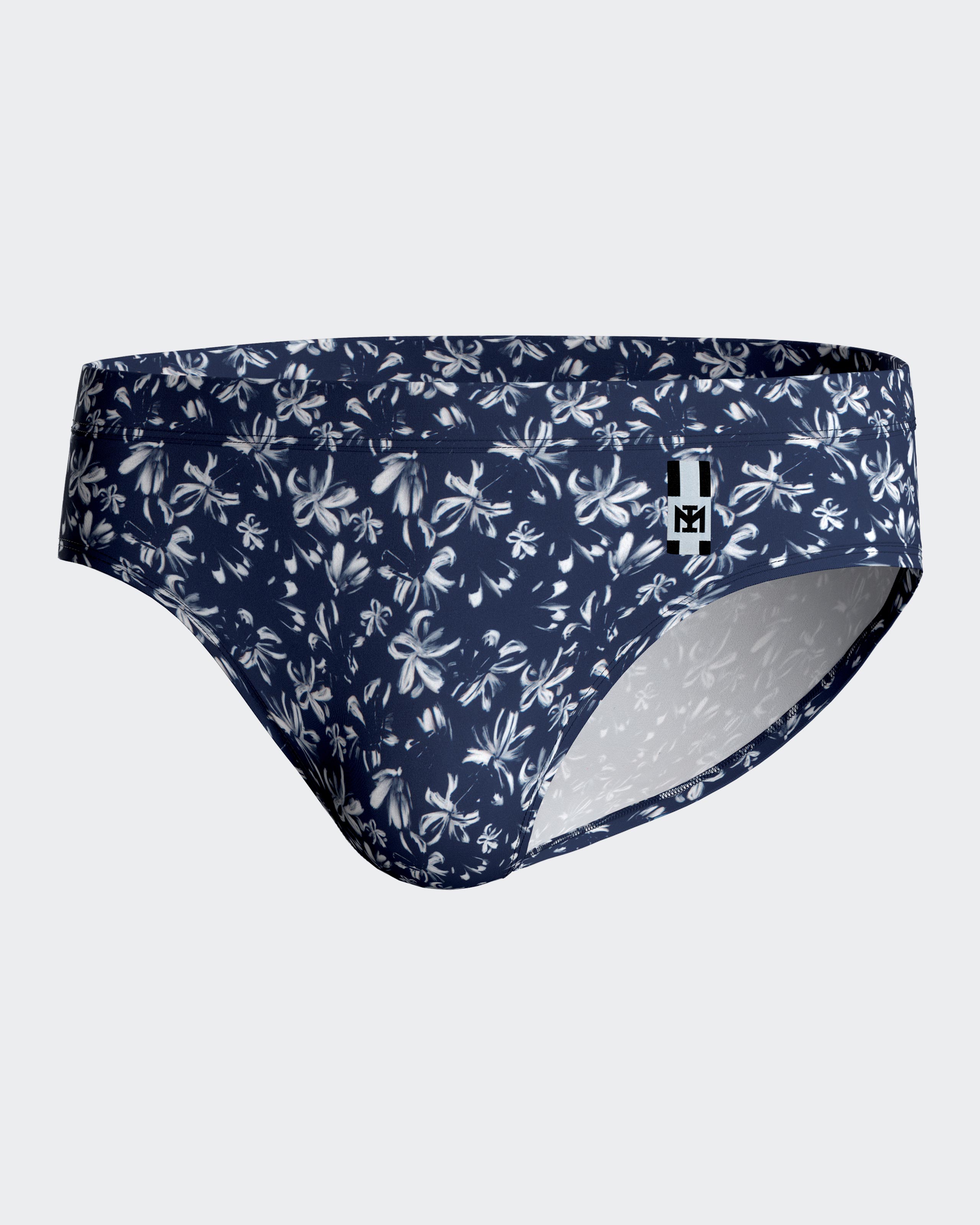 slip de bano estampado floral