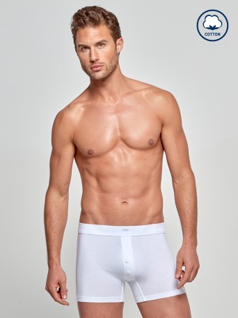 Boxer com botões Cotton Stretch Boxer com botões Cotton Stretch