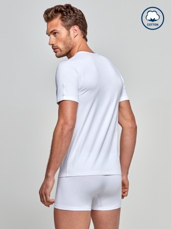 T-shirt decote V Cotton Stretch T-shirt decote V Cotton Stretch
