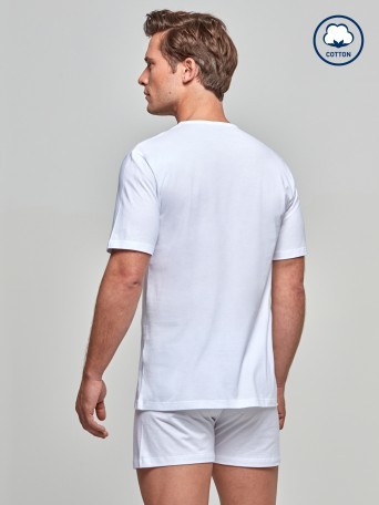 T-shirt Col V Pure Cotton T-shirt Col V Pure Cotton