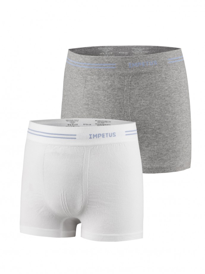 Lot de 2 boxers de garon sans coutures