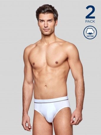 Pack 2 briefs Cotton Stretch Pack 2 briefs Cotton Stretch