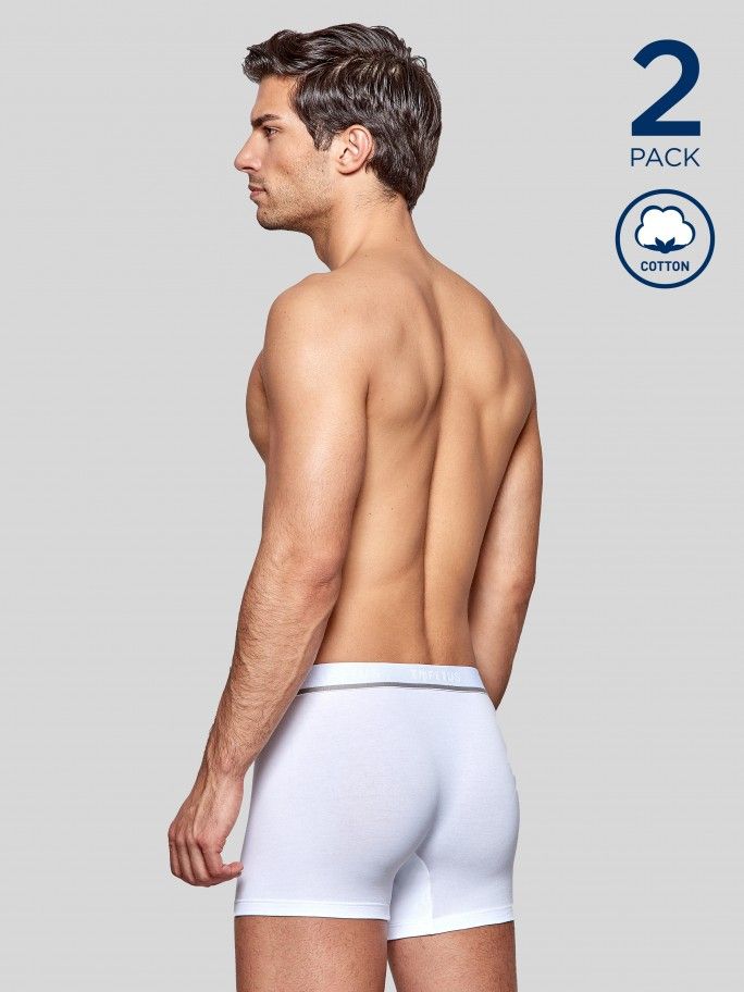Pack 2 Boxers Cotton Stretch