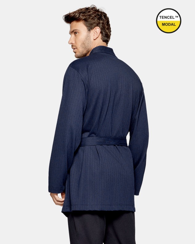 Ribbed Dressing Gown - H04