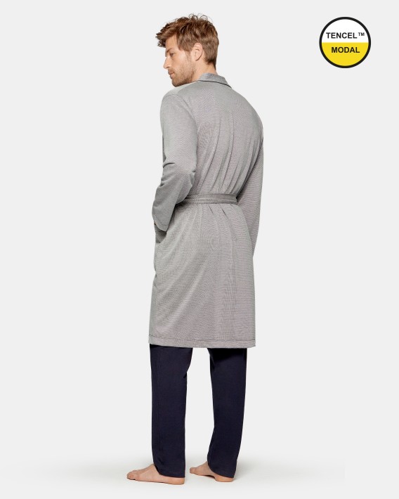Peignoir long texture - H05