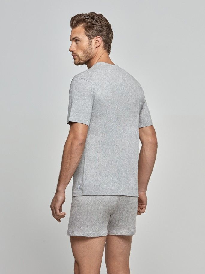 T-shirt decote V Pure Cotton