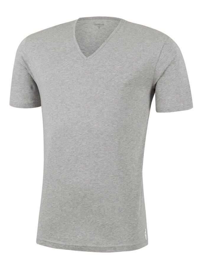 V-neck T-shirt Pure Cotton