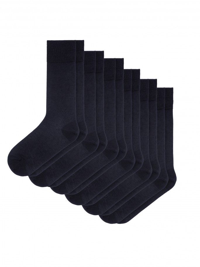 6 Pares de Meias Mercerizadas