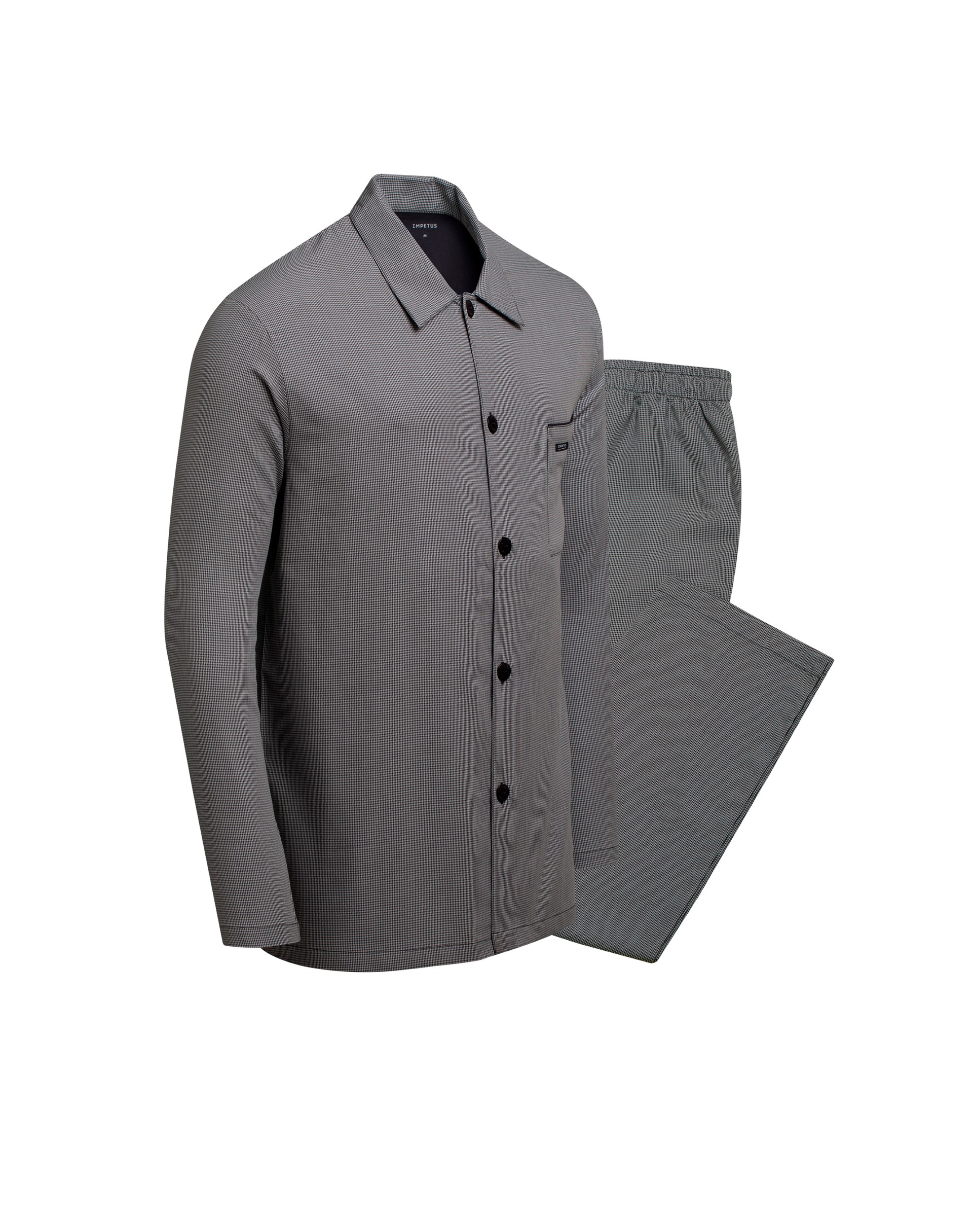 Men's pyjamas in chequered fabric