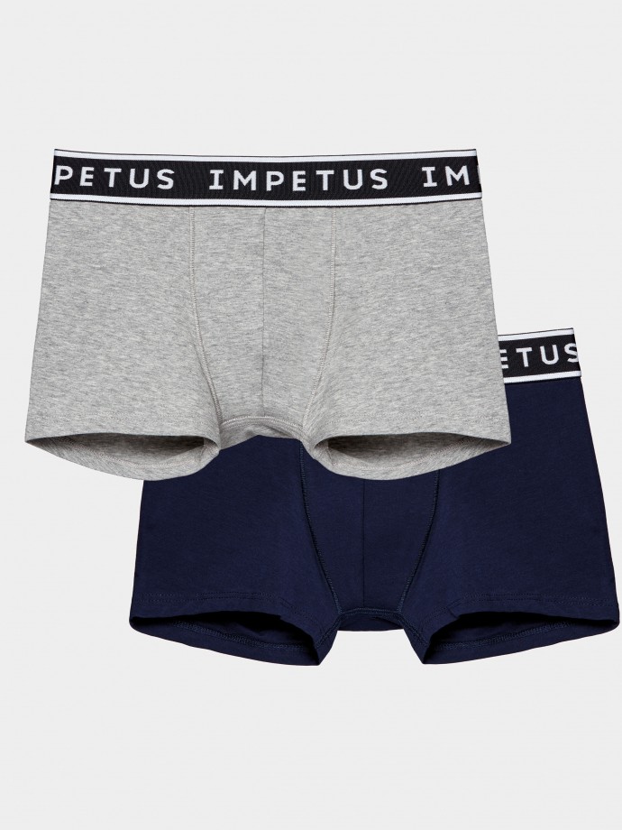 Pack of two boxers for boy in Cotton