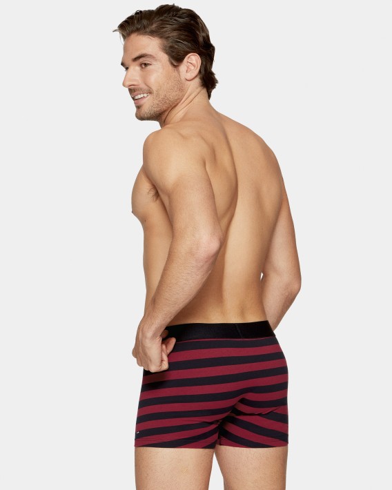 Boxer  rayures en coton