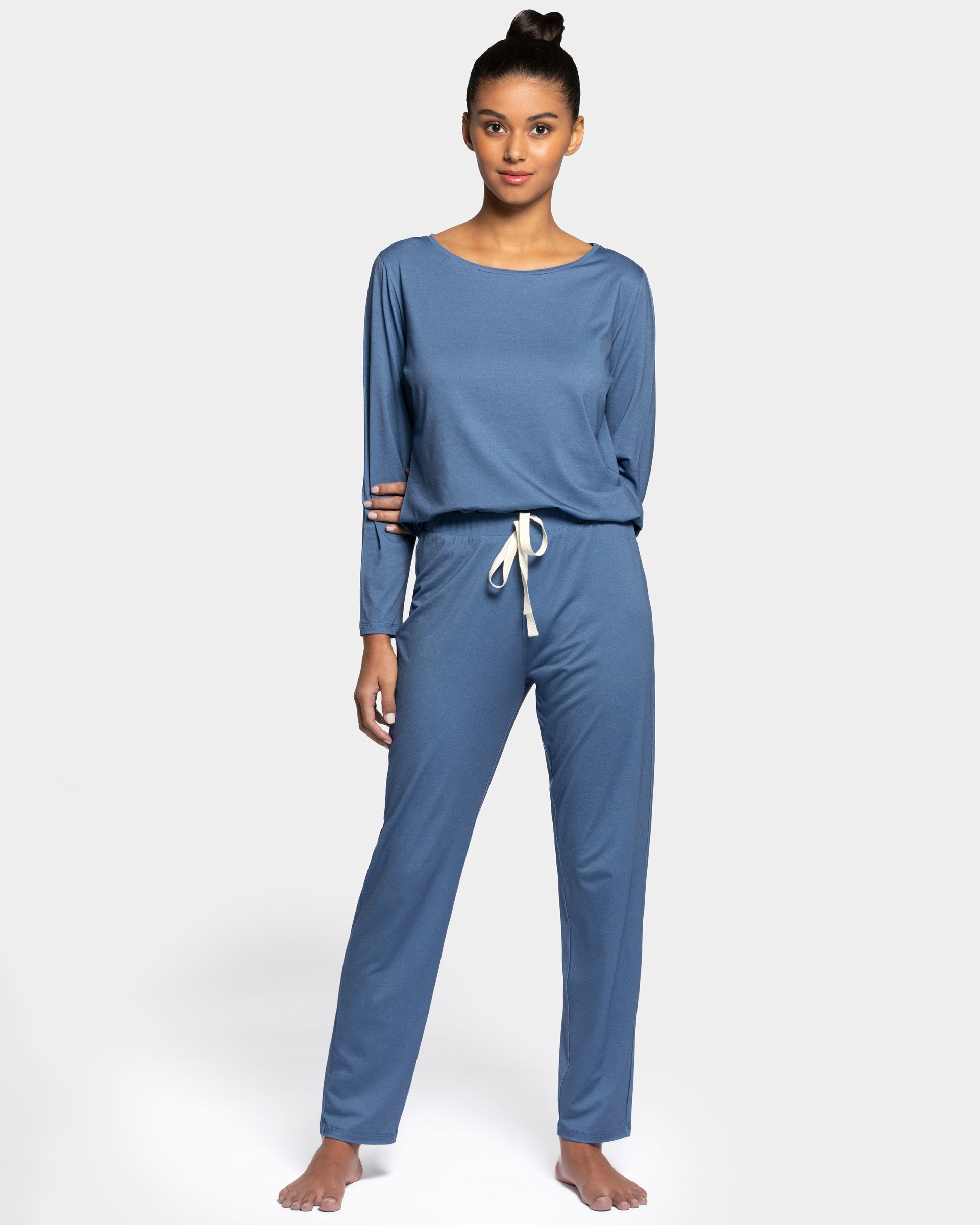 Langer Damenpyjama aus Modal