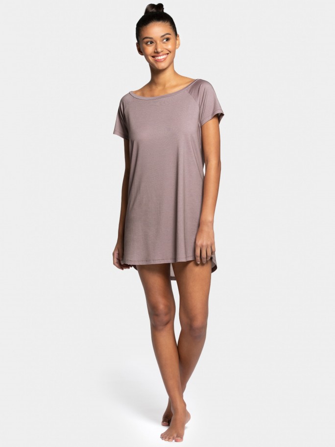 Plain Nightgown in Modal