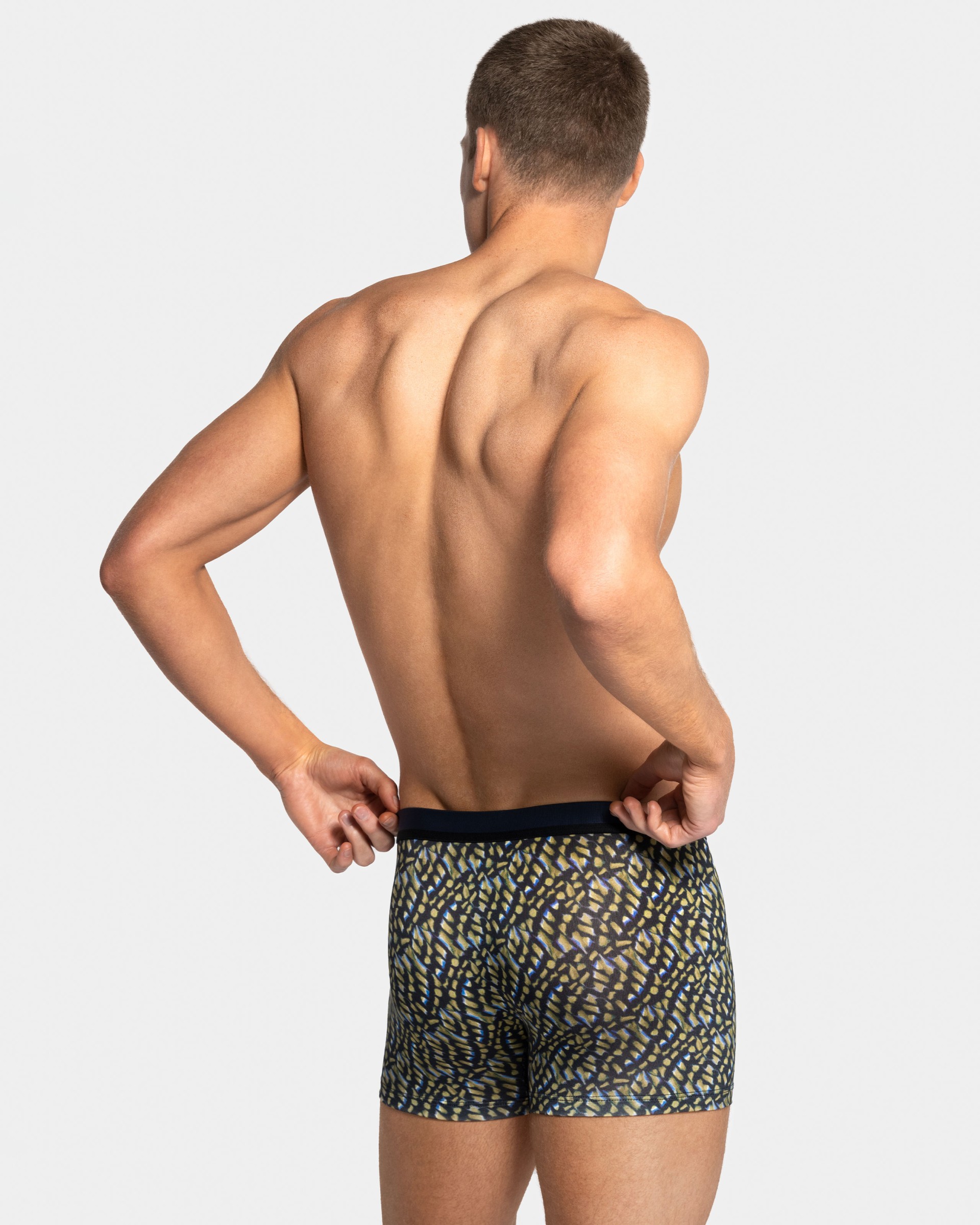 Herren Boxershorts mit Animal-Print