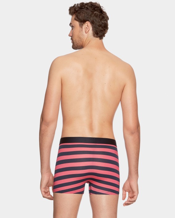 Boxer  rayures en coton