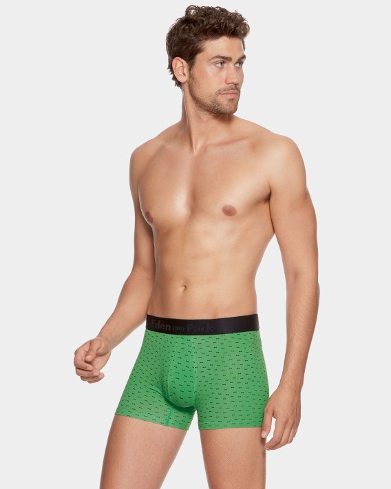 Boxer imprim signature en coton