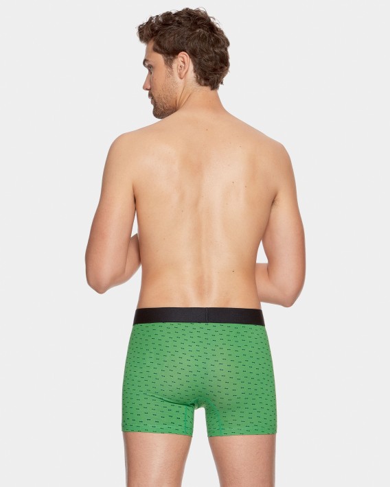 Boxer imprim signature en coton
