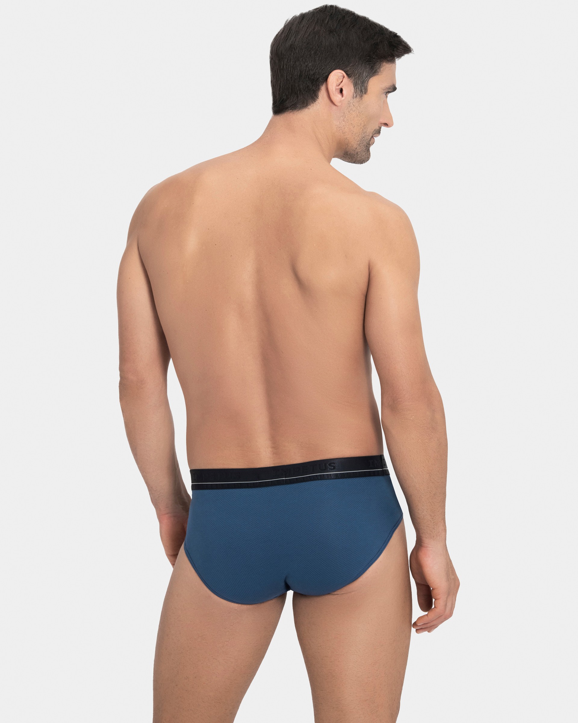 Pack 2 Man's slips in cotton