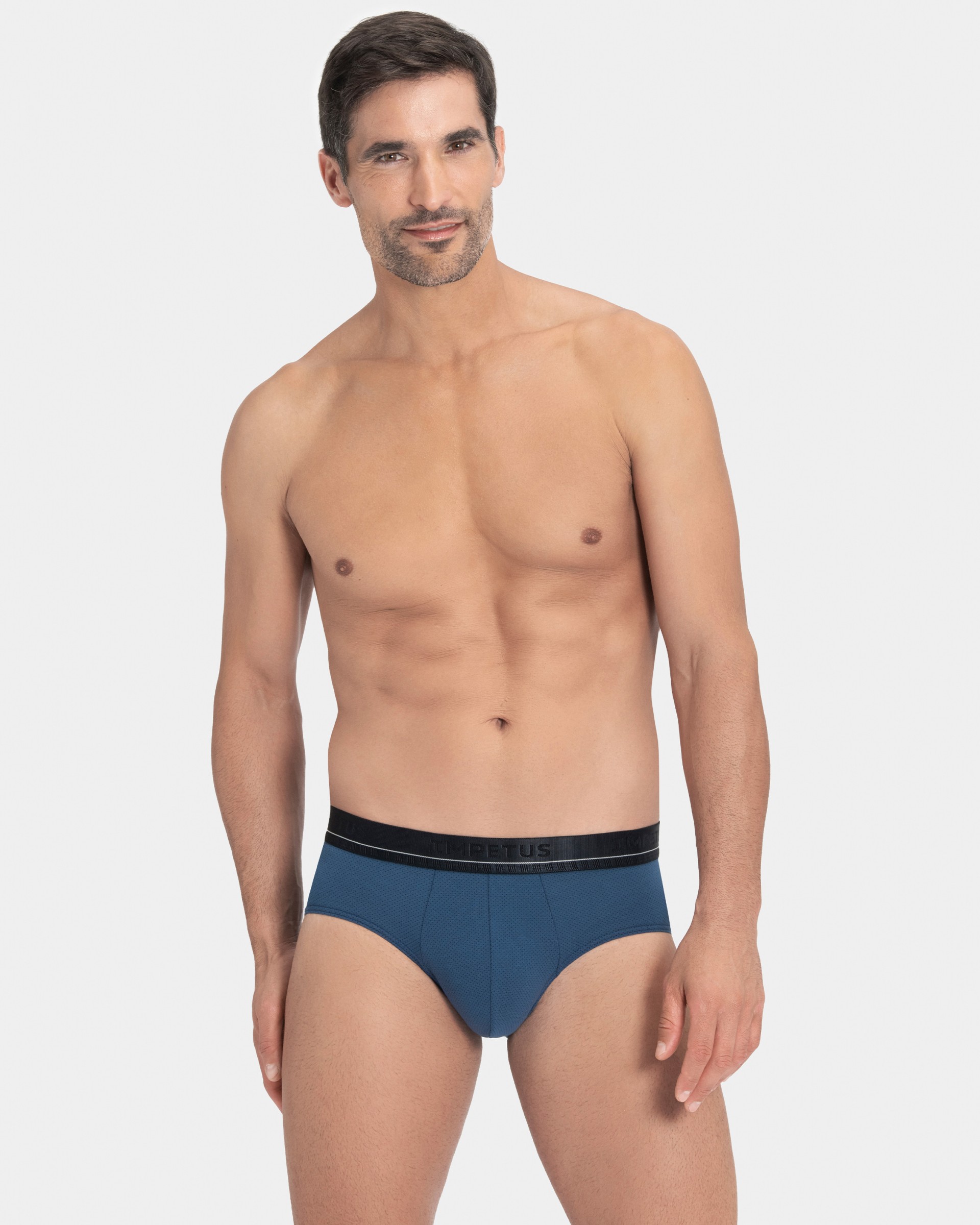 Pack 2 Man's slips in cotton