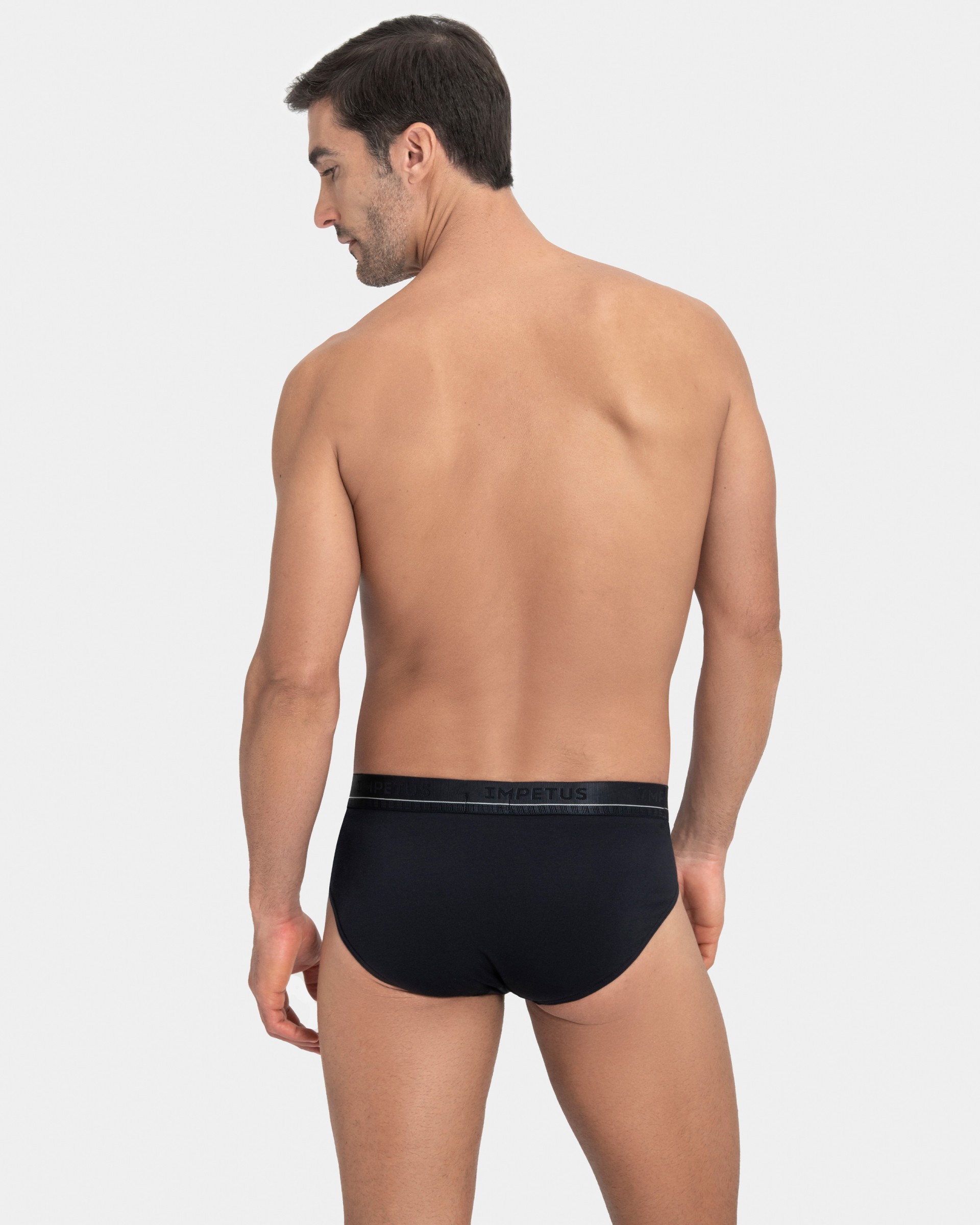 Pack 2 Man's slips in cotton