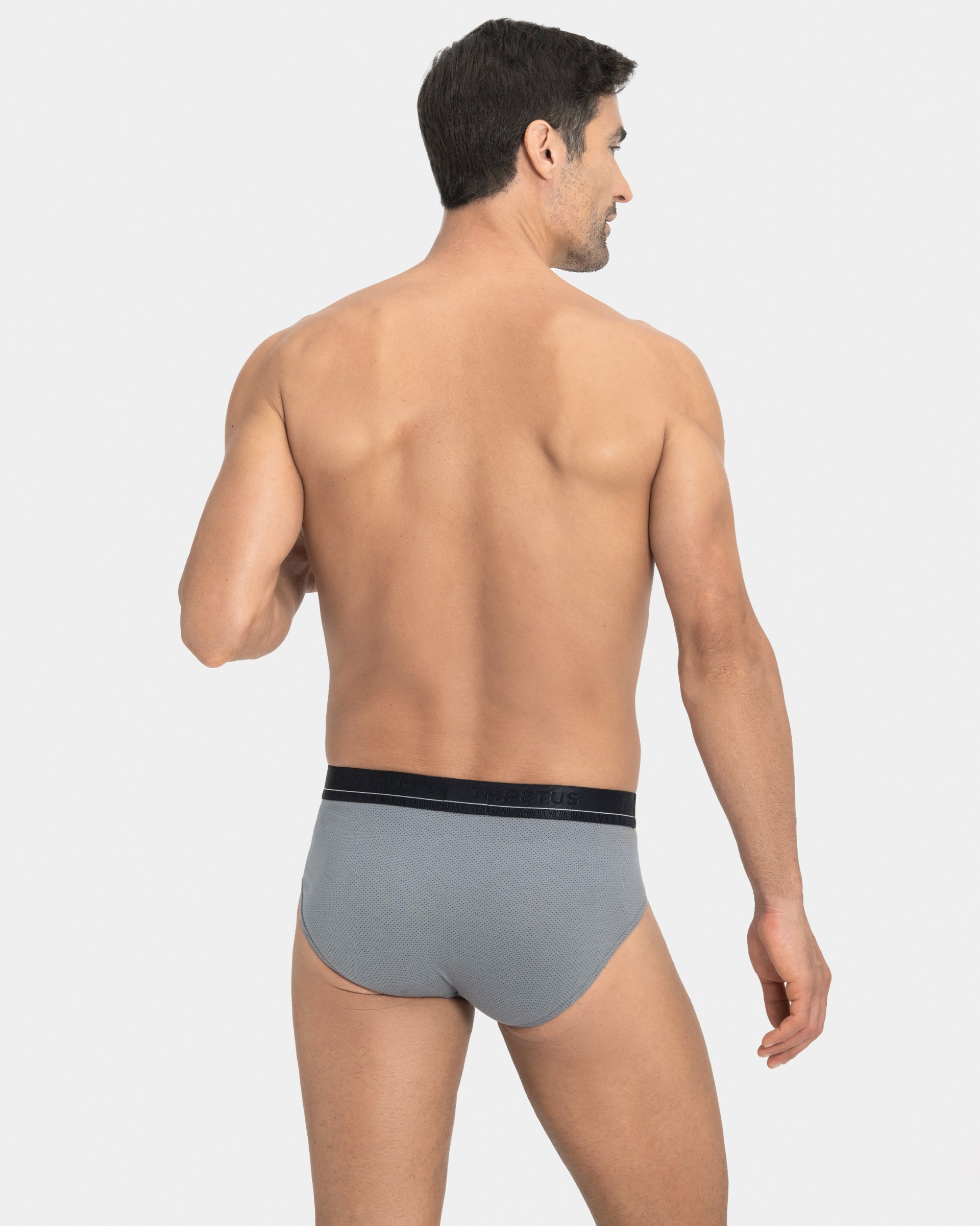 Pack 2 Man's slips in cotton