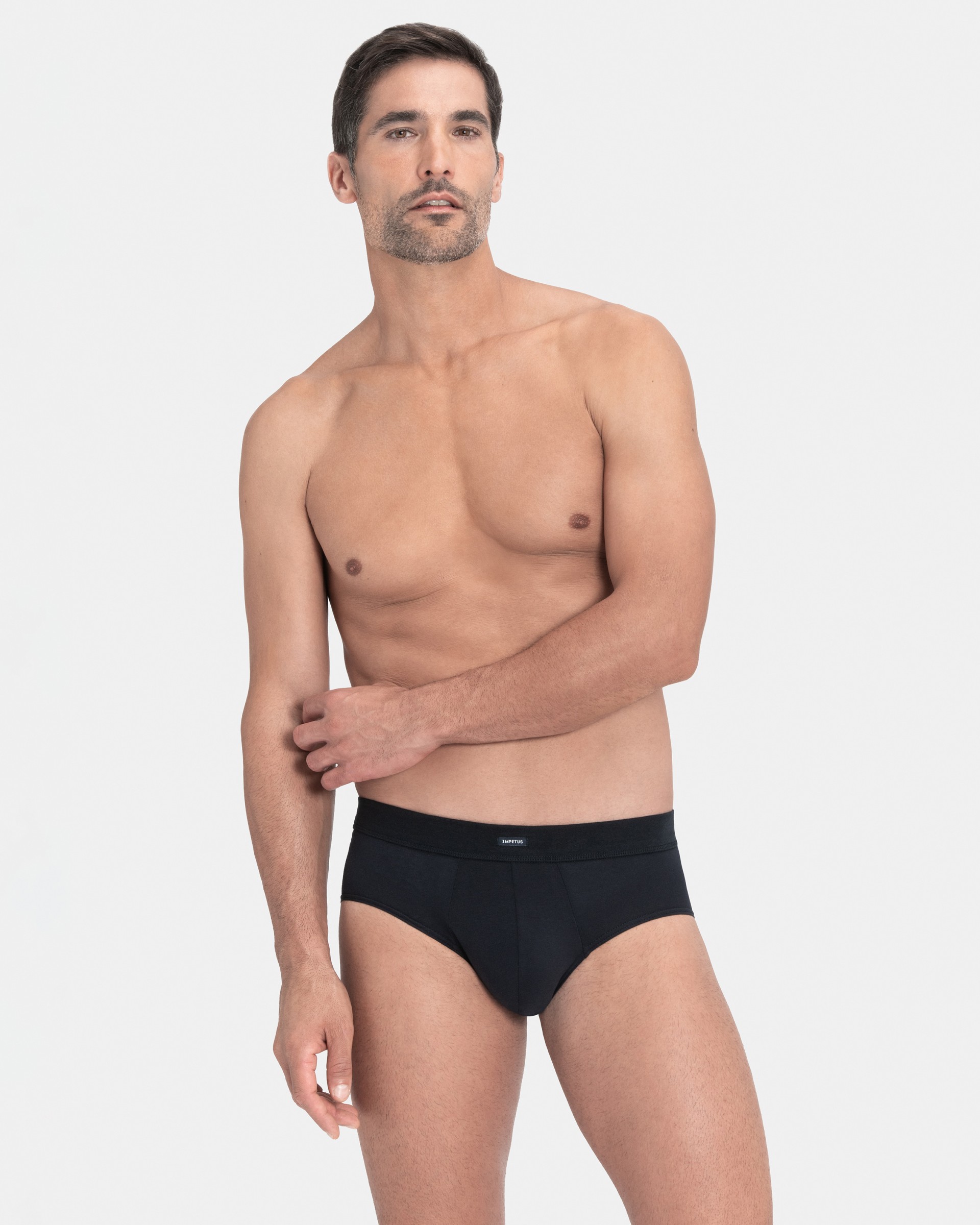 Pack 2 Man's slips in cotton