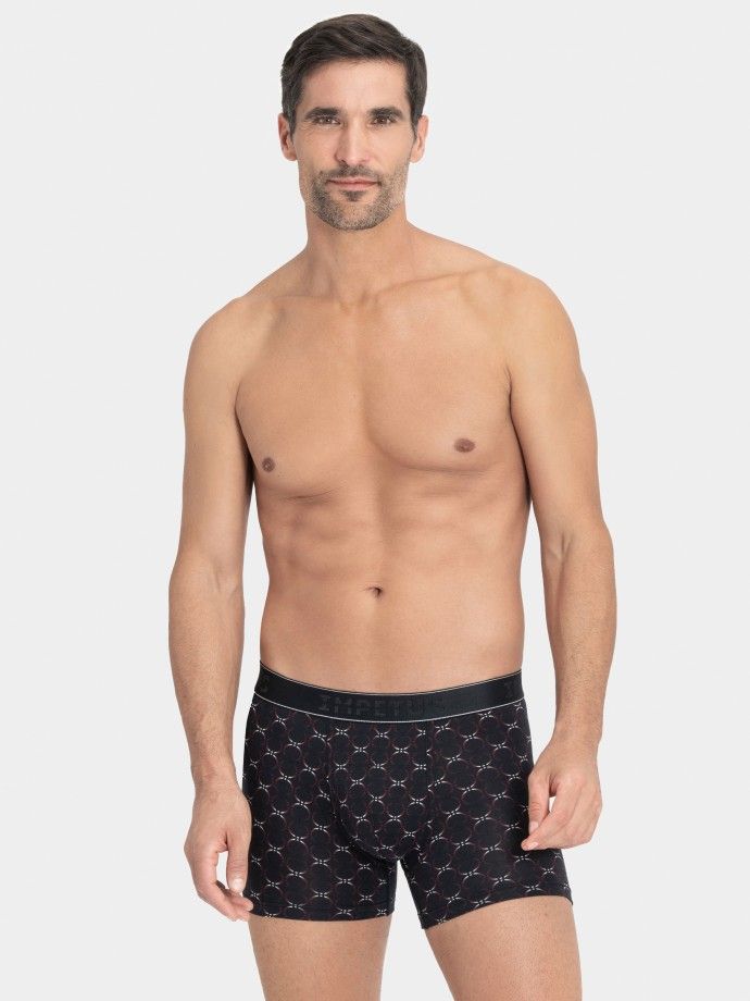 Printed man's boxer in cotton Lyocell