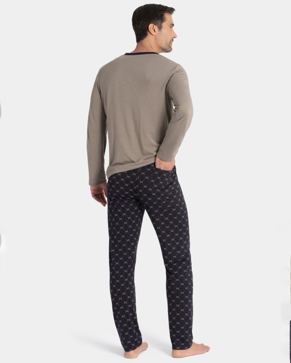 Pyjama imprim en Coton Lyocell