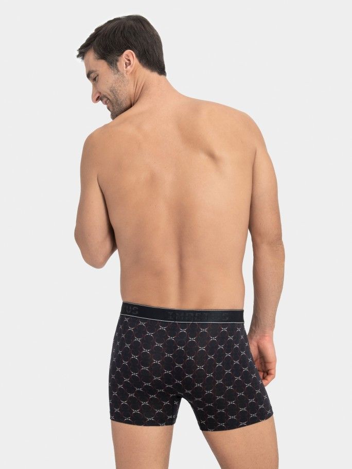 Printed man's boxer in cotton Lyocell