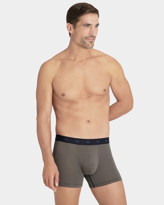 Boxer de homem estampado em Algodo Modal
