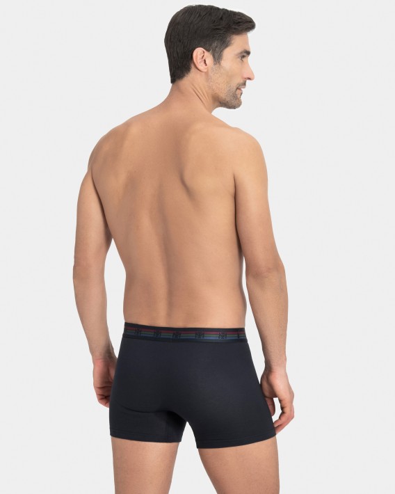 Pack 2 boxers de homem lisos em Algodo