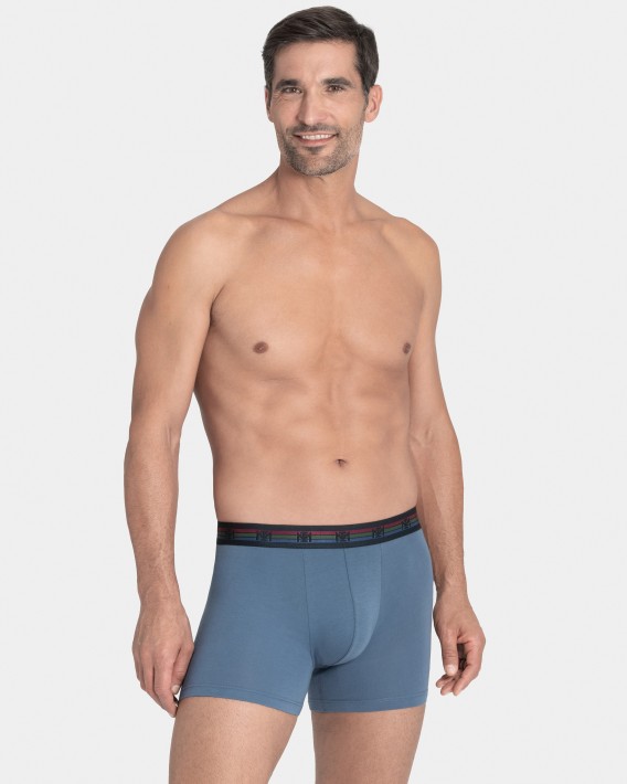 Pack 2 boxers de homem lisos em Algodo