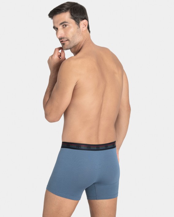 Pack 2 boxers de homem lisos em Algodo