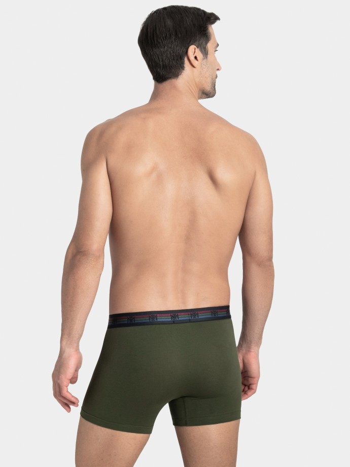 Pack 2 boxers de homem lisos em Algodo