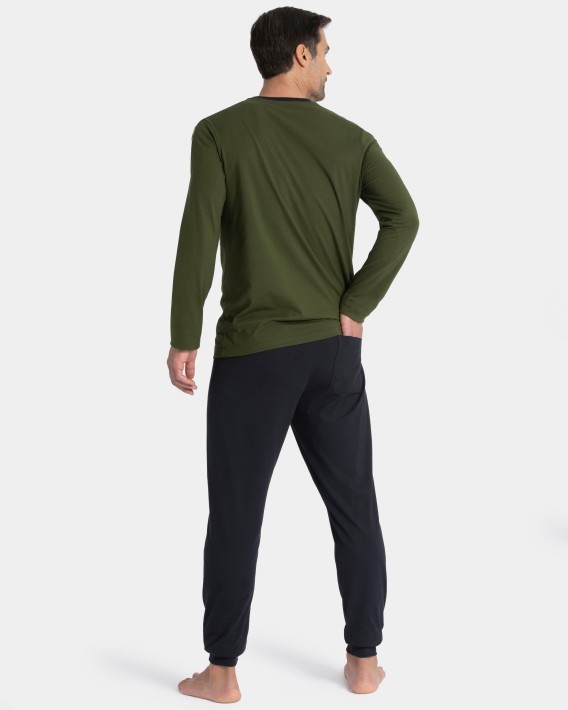 Pijama de homem em Algodo
