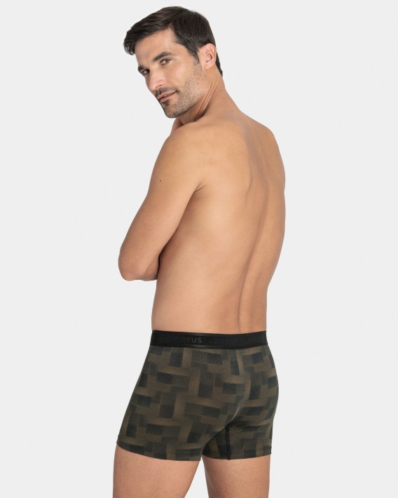 Printed man's boxer in cotton Modal