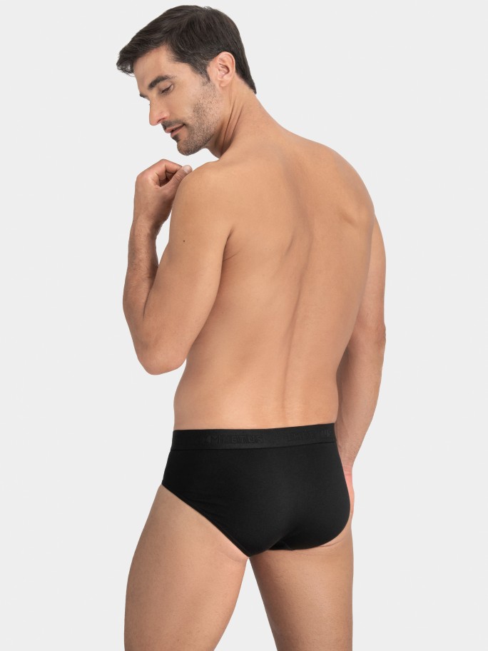 Lot de deux slips d'homme en Coton Modal