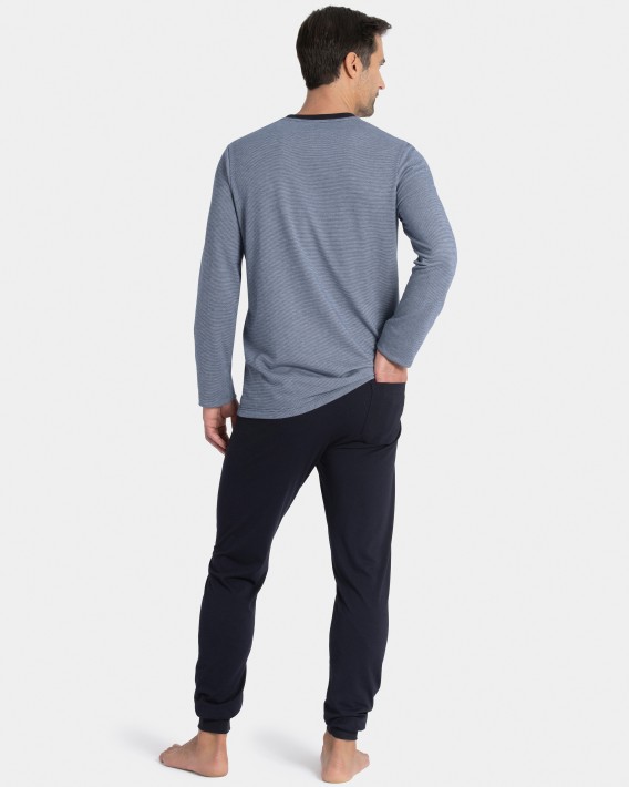 Pyjama thermique avec poignets en Coton