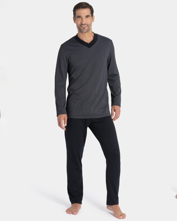 Pyjama thermique en Coton Modal
