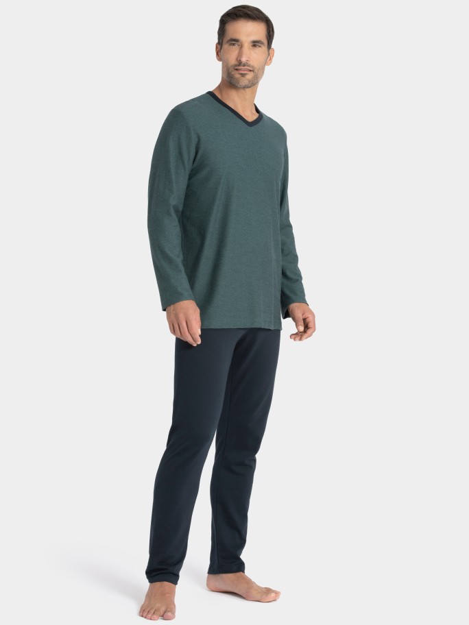 Man's pyjama in cotton