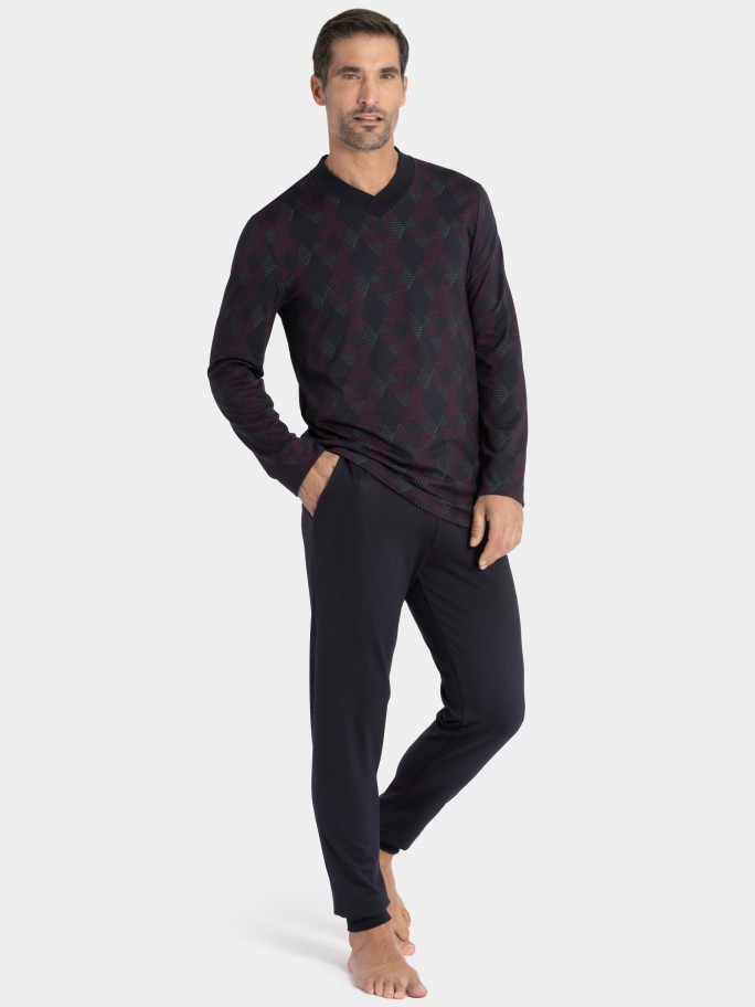 Man's pyjama in cotton Modal