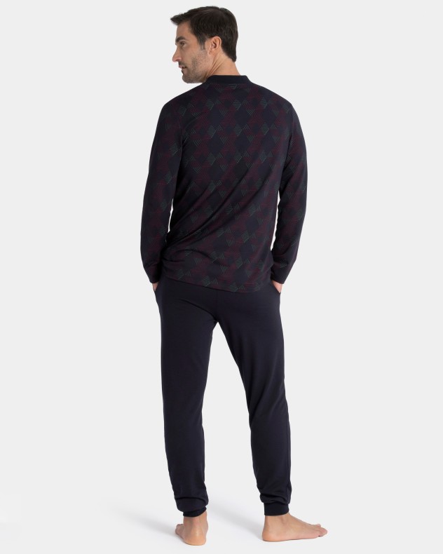 Man's pyjama in cotton Modal