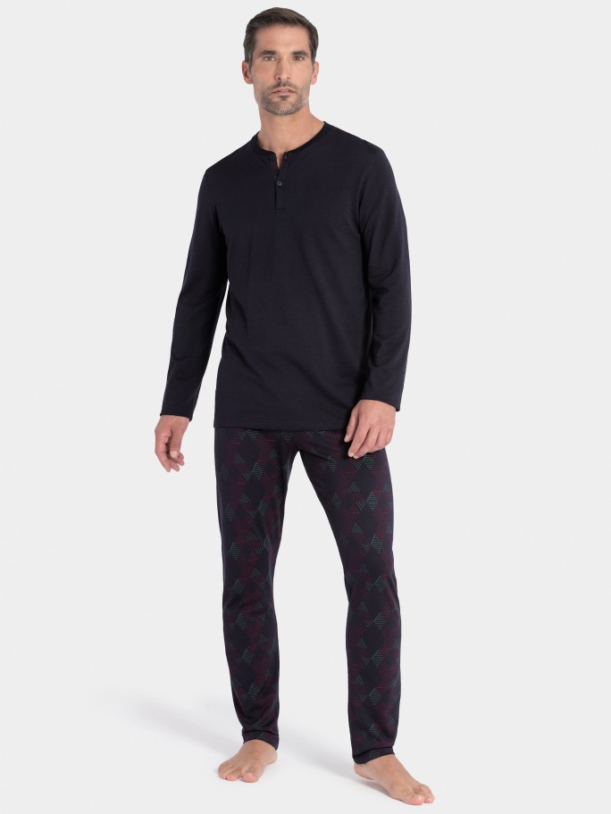 Pijama de punto de hombre en Modal