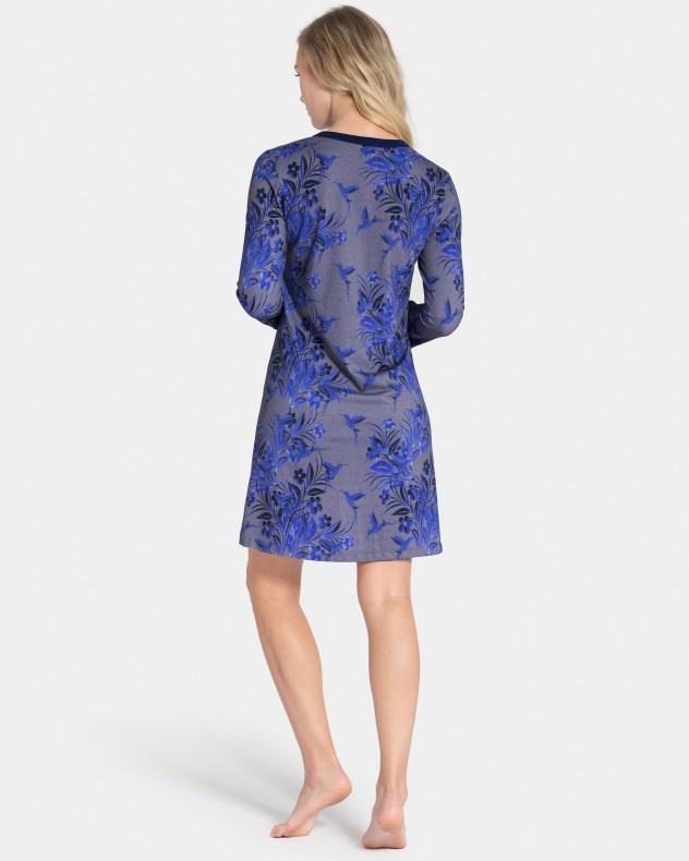 Nachthemd mit Blumenmuster