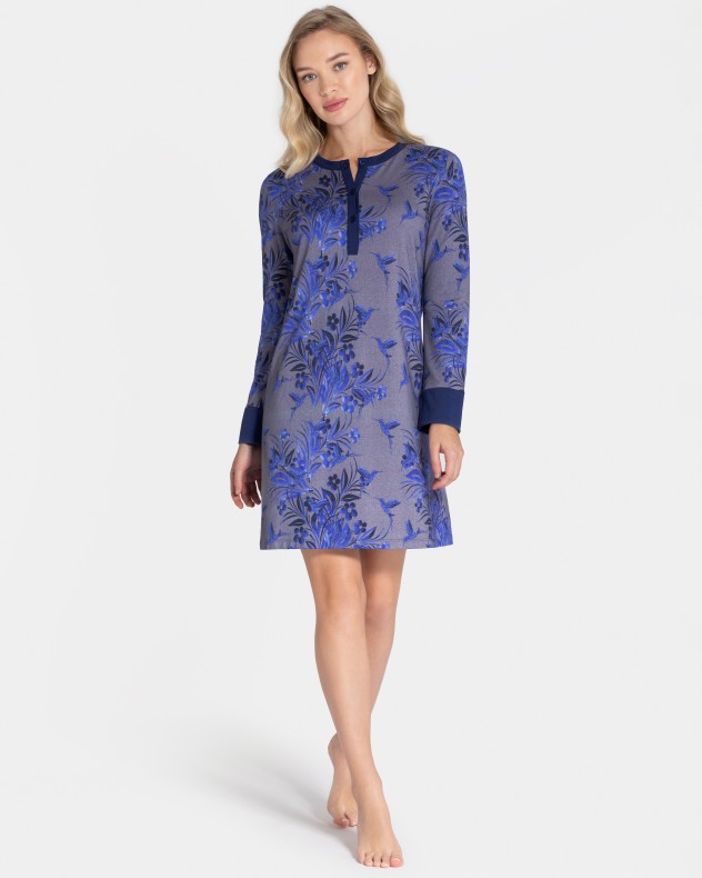 Chemise de nuit  imprim floral