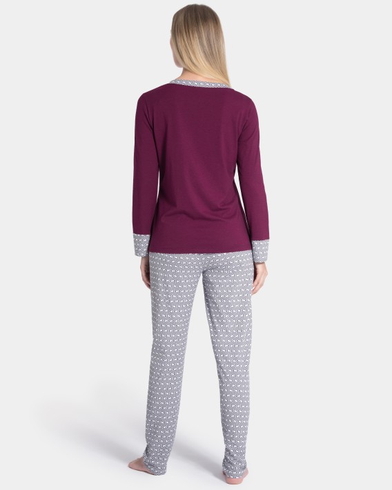 Pijama de mulher em algodo modal