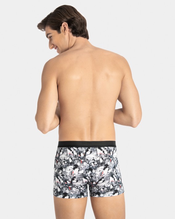 Boxer d'homme imprim en Lyocell