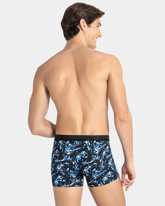Boxer d'homme imprim en Lyocell