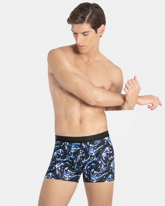 Boxer d'homme imprim en Lyocell