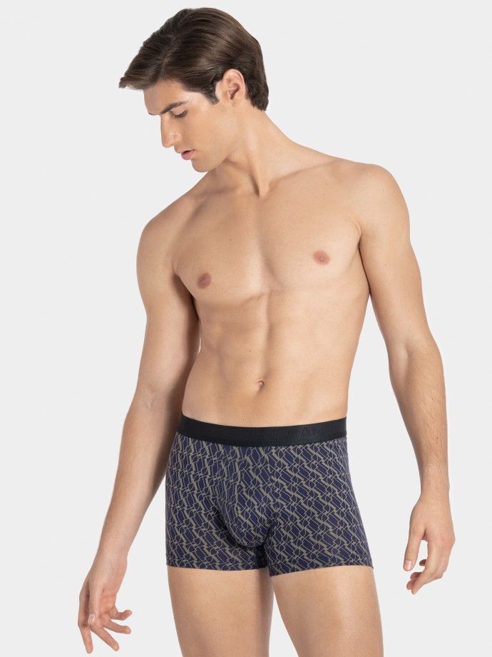 Printed man's pack 2 boxers in Lyocell